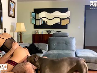 Beastiality threesome
