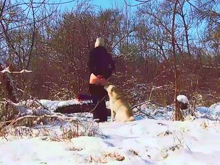 Dog porn outdoor